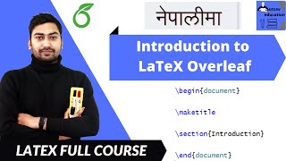 LaTex for beginners 1 hour crash course [upl. by Ahsiya]