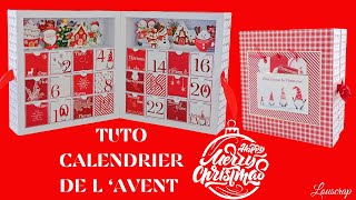 Calendrier de lavent TUTO advent calendar scapbooking scrapbook calendrierdelavent [upl. by Melanie821]