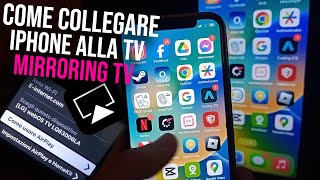 Come collegare iPhone alla TV  Come duplicare lo schermo di iPhone su TV  LG Smart TV [upl. by Naimaj]