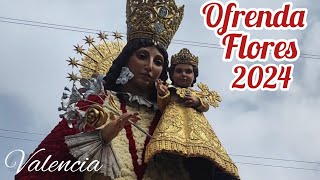 Fallas de Valencia 2024 Ofrenda Virgen de los desamparados😍 [upl. by Conni]