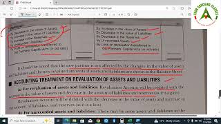 28 REVALUATION ACCOUNT  ADMISSION OF PARTNERmp4 [upl. by Llednek271]