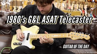 Early 1980s GampL ASAT Telecaster Blonde  Guitar of the Day [upl. by Eilrac]