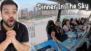 Khane Ki Table Hawa Mein Udd Gai 😱  Dinner In The Sky In Dubai 😍 [upl. by Aizirtap]