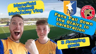 Mansfield v Walsall Matchday Vlog [upl. by Ahsikan]