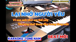 Karaoke Lại Nhớ Người Yêu Tone Nam 78 [upl. by Endo391]