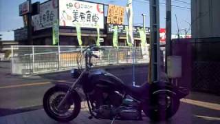 スーパーアメリカン ドラックスター1100 排気音 XVS1100 DragStar DS11 [upl. by Ettari]