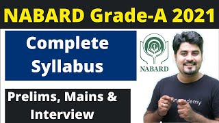 NABARD Grade A 2021  Complete Syllabus  by Vishal Parihar [upl. by Setsero]