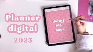 PLANNER DIGITAL 2023 PARA GOODNOTES E SAMSUNG NOTES [upl. by Angelico985]