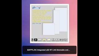 EEFPTLRC Integrated LED RF 24G Dimmable and CCT Selectable Drop Ceiling Ultrathin Aluminum Fi [upl. by Ahseket]