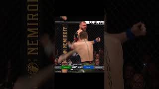 Throwback to McGregors win over Cowboy Cerrone 🔥 ufc303 [upl. by Atinwahs211]