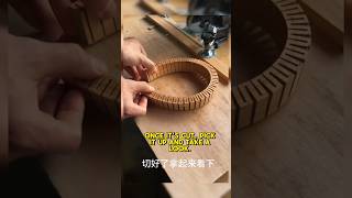 Bend Hard Wood With Just One Move woodcrafting woodcraft diy tipsandtricks woodworker shorts [upl. by Esidnak]