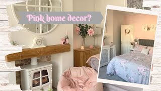 Modern Shabby Chic Pink decor 💝 Home Tour [upl. by Dust]