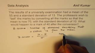 How is Z Score Related with Change in Mean and Standard Deviation [upl. by Tasiana335]