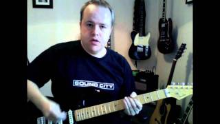 David Gilmour  Guitar tutorial sustain [upl. by Nilyam518]