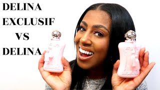 PARFUMS DE MARLY DELINA VS PARFMUS DE MARLY DELINA EXCLUSIF COMPARISON VIDEO [upl. by Ricardama348]