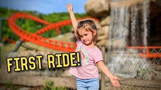 Dollywoods Big Bear Mountain  3 year old FIRST RIDE  REVIEW [upl. by Yuji]