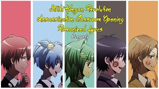 Jiriki Hongan Revolution ‎自力本願レボリューション Assassination Classroom 暗殺教室 Opening Lyrics [upl. by Lovich]