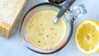 Best Homemade Caesar Salad Dressing Recipe [upl. by Marv]