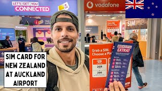 Buying a Sim Card for New Zealand at Auckland Airport [upl. by Lrac]