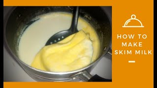 How to Make Skimmed Milk at Home [upl. by Karmen825]