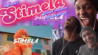 2Point1  STIMELA ft Ntate Stunna amp Nthabi Sings Official Music Video REACTION [upl. by Judson182]