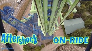 Aftershock Onride HD POVS Silverwood Theme Park [upl. by Arella]