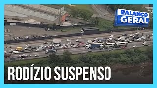 Rodízio de veículos é suspenso de 26 de dezembro a 6 de janeiro em SP [upl. by Haveman640]