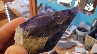 Chunky Iolite Crystal Point Gemstone Stone [upl. by Noeht251]