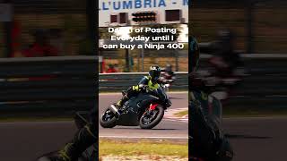 Day 11 I messed up the count lol ninja400 motorcycle kawasaki [upl. by Nauqas]