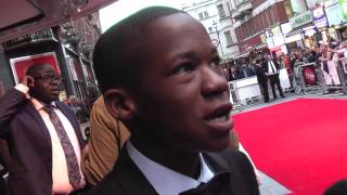 BFI Premiere Cary Fukunaga Abraham Attah  Beasts of No Nation The Fan Carpet [upl. by Aluap]