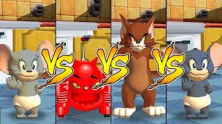 Tom and Jerry in War of the Whiskers Nibbles Vs Tom Vs Robot Cat Vs Nibbles Master Difficulty [upl. by Oinotnas874]