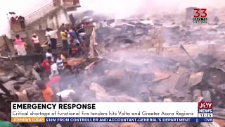 Emergency Response Critical shortage of functional fire tenders hits VR and Greater Accra Region [upl. by Nerhe]