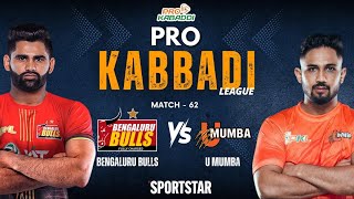 🔴 Pkl Live  Bengaluru Bulls Vs U Mumba  Kabaddi Live prokabaddi kabaddi [upl. by Buzzell]