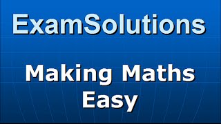 Integration using completing the square  arctan type 2  ExamSolutions Maths Revision [upl. by Aitetel]