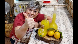 Limoncello fatto in casa con soli 5 🍋🍋🍋🍋🍋 limoni Bio [upl. by Beore612]