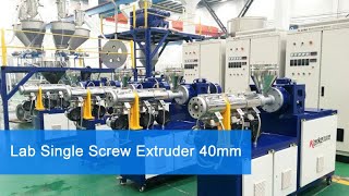 Lab Single Screw Extruder 40mm Single Extruder  Kerke [upl. by Massimiliano26]