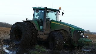 Best Of John Deere 8530  Pure Sound  Mudding Stucks Pulling amp Working Hard  Danish Agriculture [upl. by Enaols433]