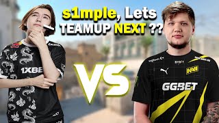 donk vs s1mple REMATCH⚡FACEIT AT ITS BEST  VOICE COMMS [upl. by Aisilef]