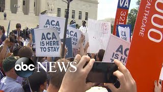 ABC News Live Update Oral arguments on Obamacare underway in the Supreme Court [upl. by Ardnek]