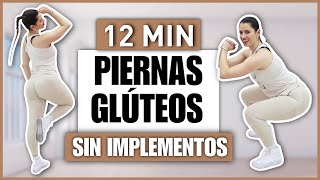 PIERNAS TONIFICADAS Y GLÚTEOS GRANDES  RUTINA DE EJERCICIOS EN CASA SIN PESAS  NatyGlossGym [upl. by Gershon]