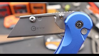 A Premium Work Knife The CIVIVI Elementum Utility Knife takes replaceable blades to the next level [upl. by Mylander84]