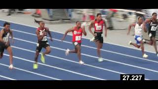 Emilio Blackbourne  60m NJCAA Indoor Nationals [upl. by Aneekat445]