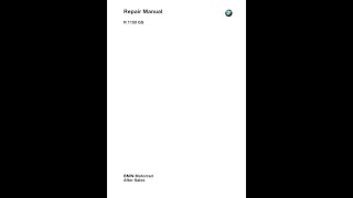 Manual De Serviços  Bmw  R 1150 GS  2000  ENG [upl. by Rosse135]