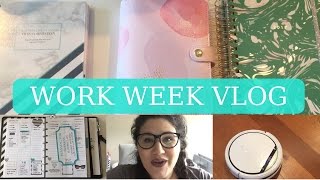 Work Week Vlog  Blogging Planners amp Getting Things Done [upl. by Nelad890]