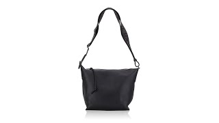 Loewe Supple Smooth Calfskin Jacquard Cubi Crossbody Black [upl. by Elianora]