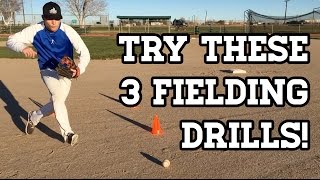 3 GREAT Baseball Fielding Drills for Youth Players [upl. by Aehcim]