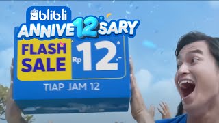 BLIBLI ANNIVE12SARY  FLASH SALE [upl. by Tamah]