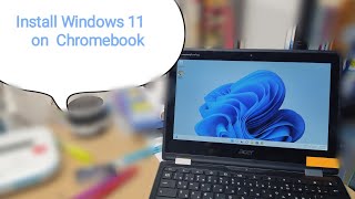 Install Windows 11 on any chromebook [upl. by Bega660]