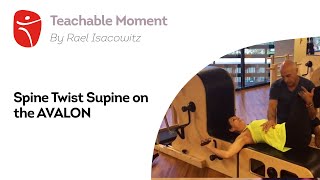 Teachable Moment  Spine Twist Supine on the AVALON [upl. by Leoline]