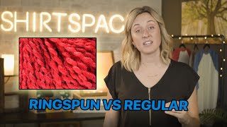 Ringspun Cotton vs Regular Cotton what’s the difference Tshirt Education [upl. by Cleodel]